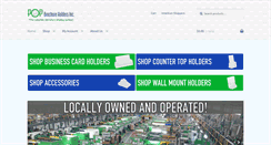 Desktop Screenshot of popbrochureholders.com